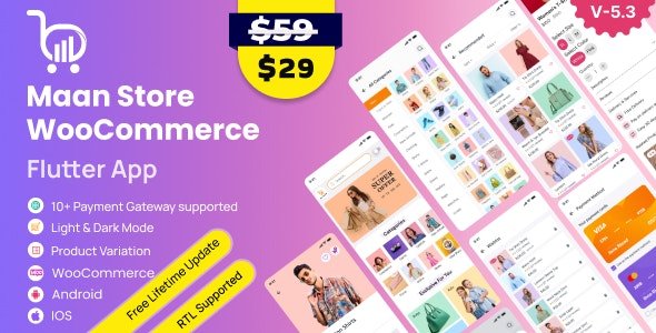 MaanStore - Flutter eCommerce Full App