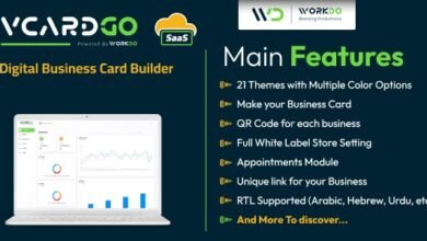 vCardGo SaaS - Digital Business Card Builder